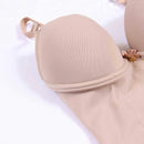 Body Modelador Feminino Com Bojo e Abertura Bustiê Redutor de Barriga Medidas