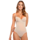 Body Modelador Feminino Com Bojo e Abertura Bustiê Redutor de Barriga Medidas