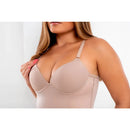 Body Modelador de Compressão Cinta-  com Bojo